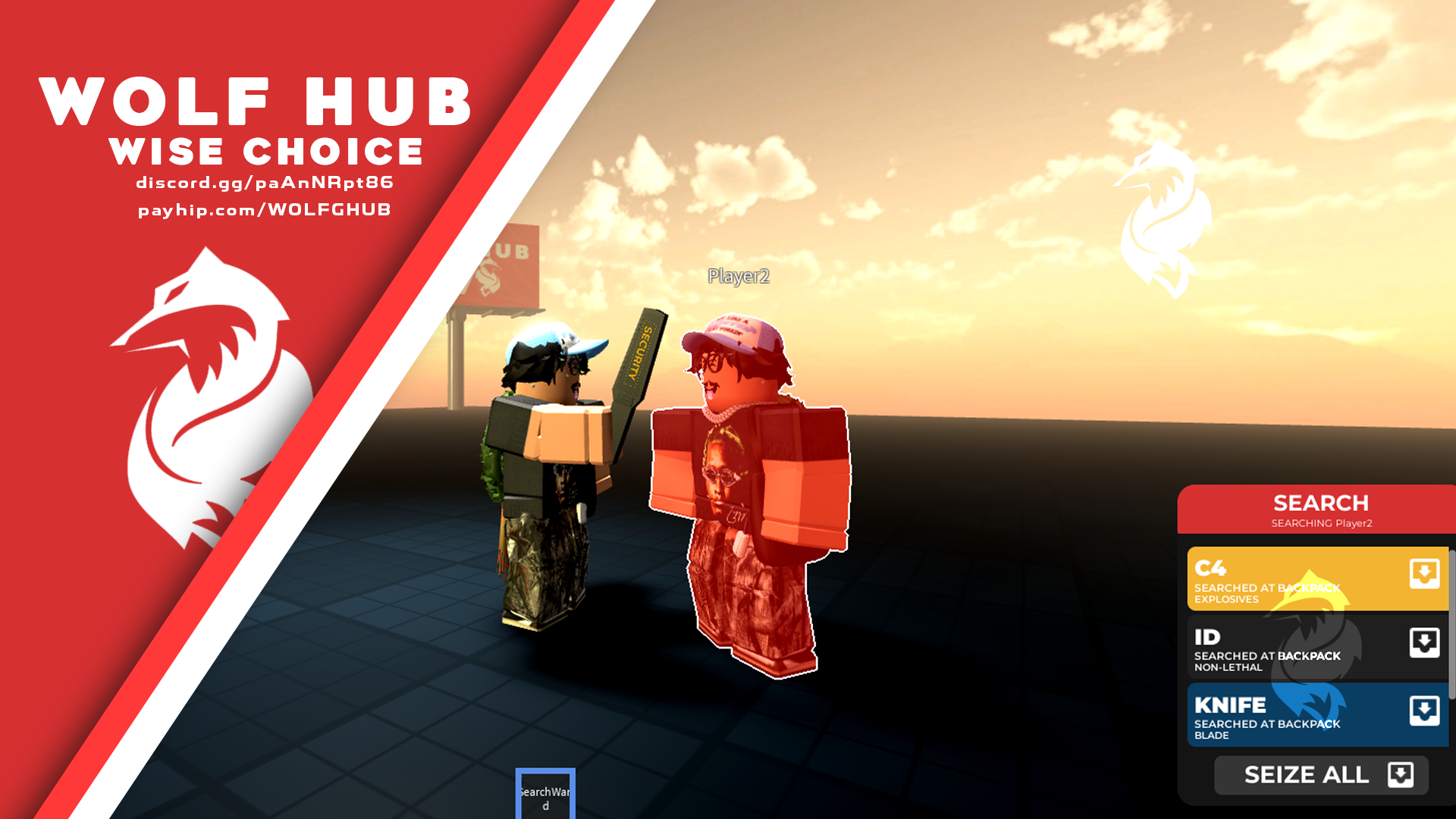 Preview of Roblox game: Wolf Hub